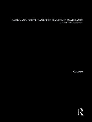cover image of Carl Van Vechten and the Harlem Renaissance